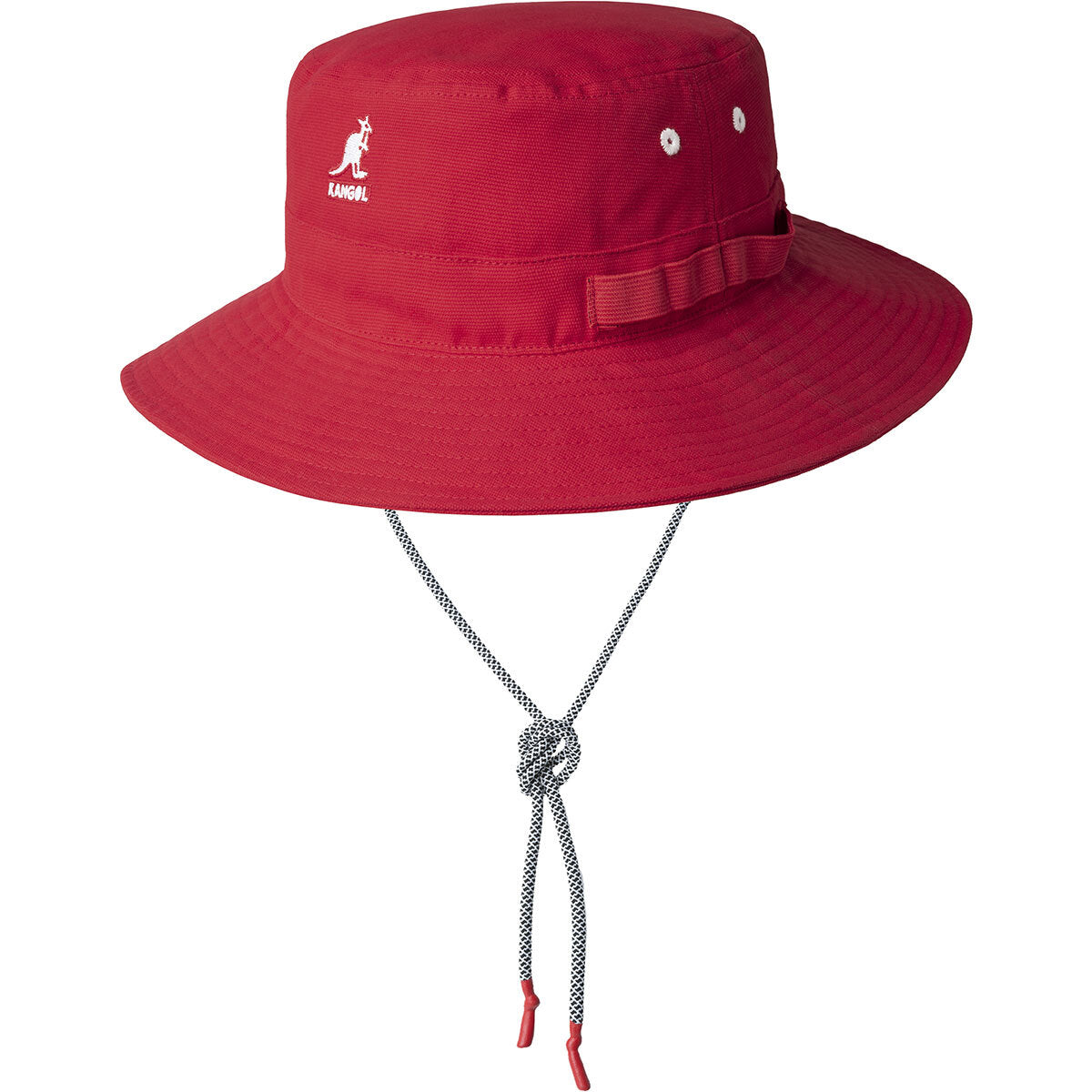 Kangol Utility Cords Jungle Hat Camping Sun Protection Fishing Cap - Red-1