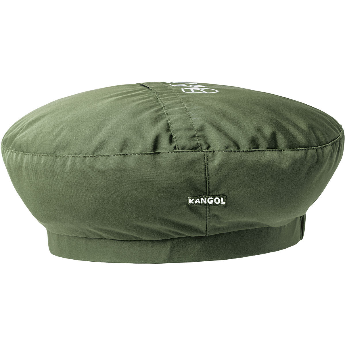 Kangol Mens Coordinates Mask Beret Polyester Casual Hat with Mask - Olive-3