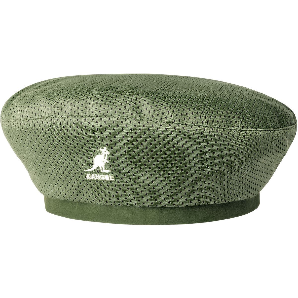 Kangol Mens Coordinates Mask Beret Polyester Casual Hat with Mask - Olive-0