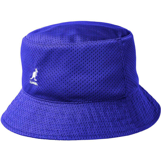 Kangol Mens Coordinates Mask Bucket Polyester Casual Hat with Mask - Blue-0
