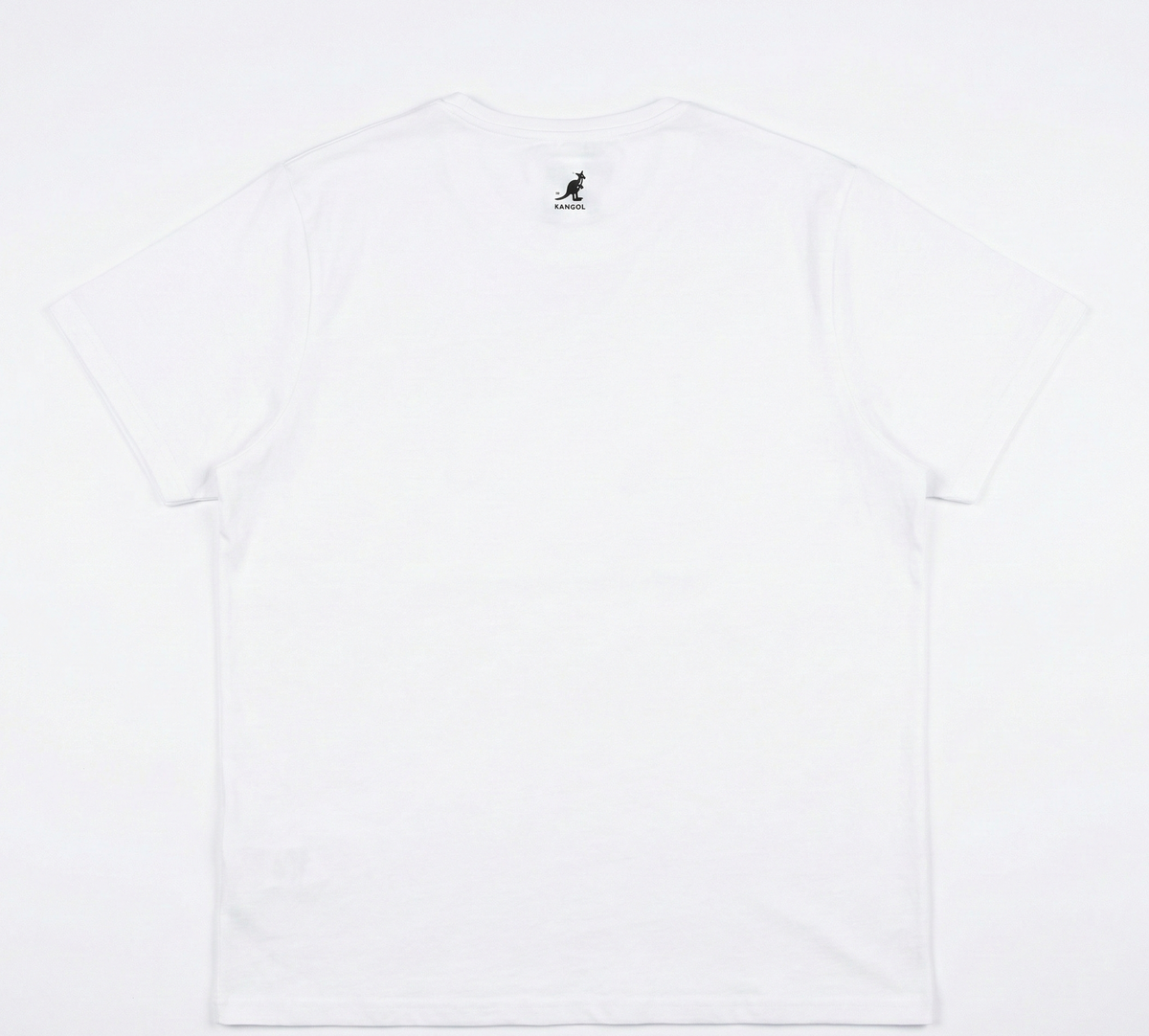 Kangol Mens Basic Stretch T-Shirt in Brilliant White with Black Kangol Logo (Embroidered)