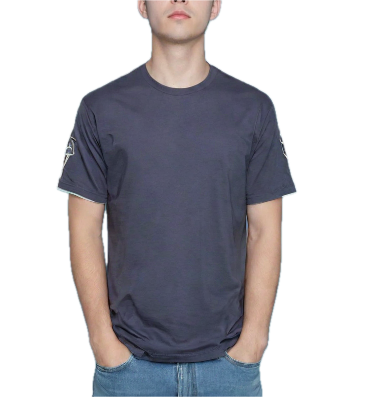 Kangol Gothic Tee T-Shirt in Charcoal-0
