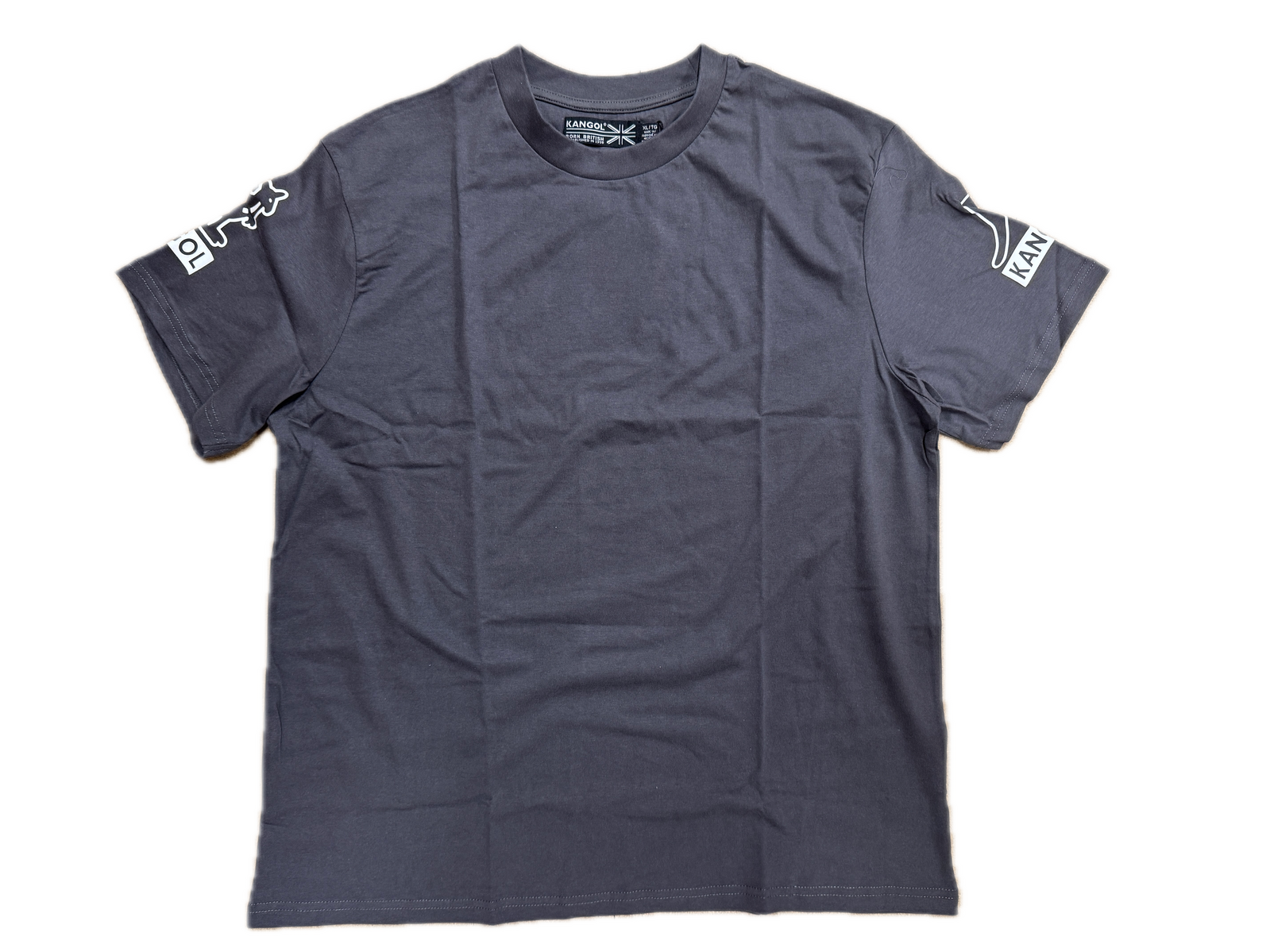 Kangol Gothic Tee T-Shirt in Charcoal-4