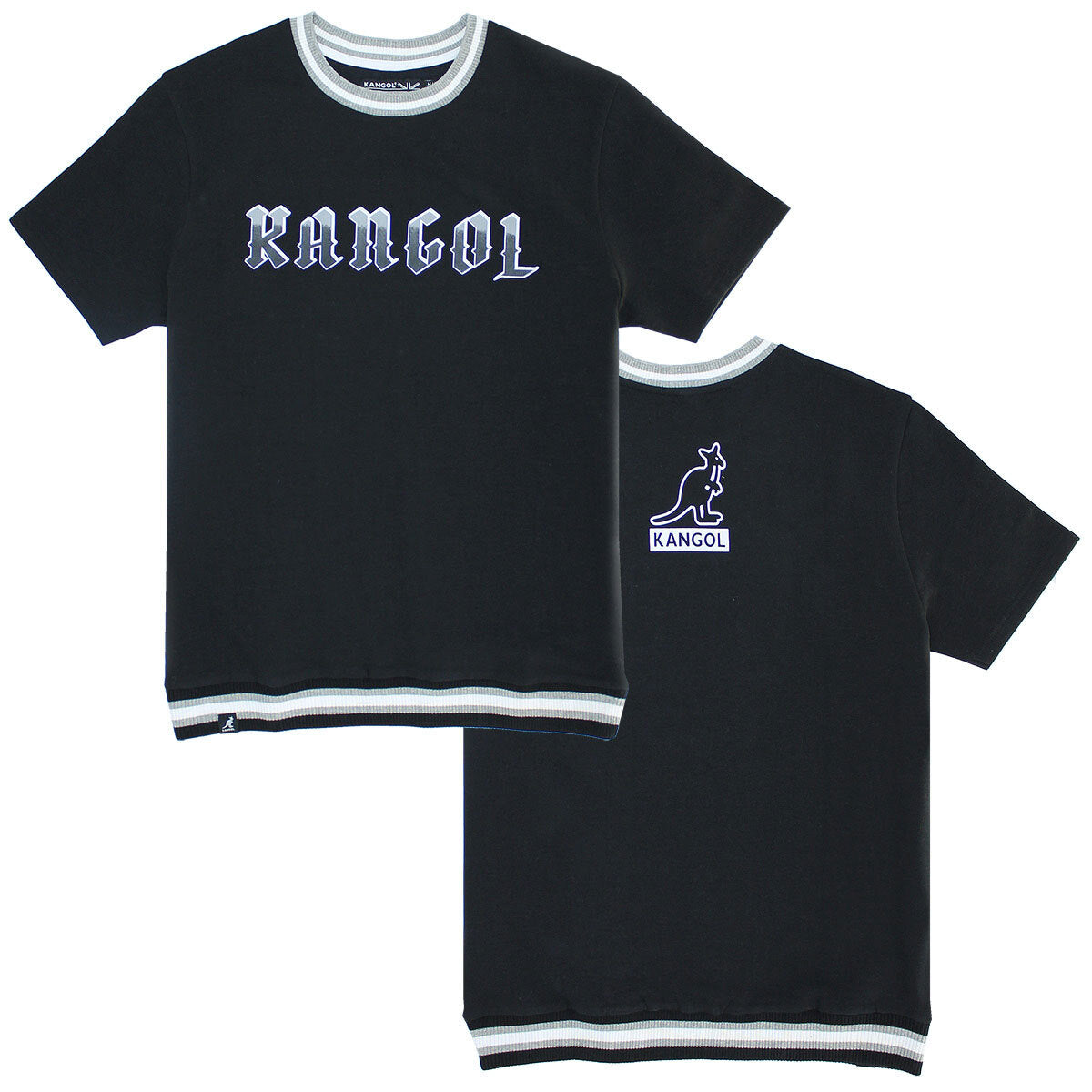 Kangol Game Day Basketball Tee T-Shirt Top - Black-0