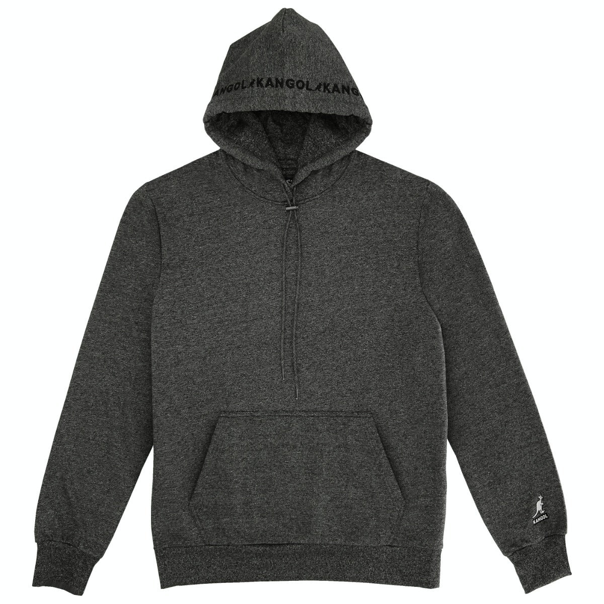 Embroidered Hoodie Mens Pullover Top Hooded Sweatshirt -  Black Syro - L-1