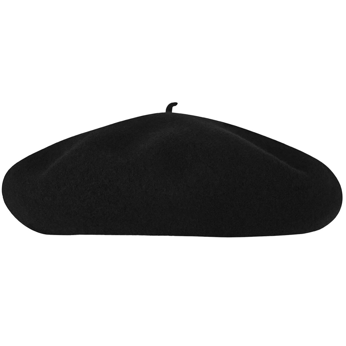 Kangol Anglobasque French Beret 100% Wool British Party Hat - Black-3