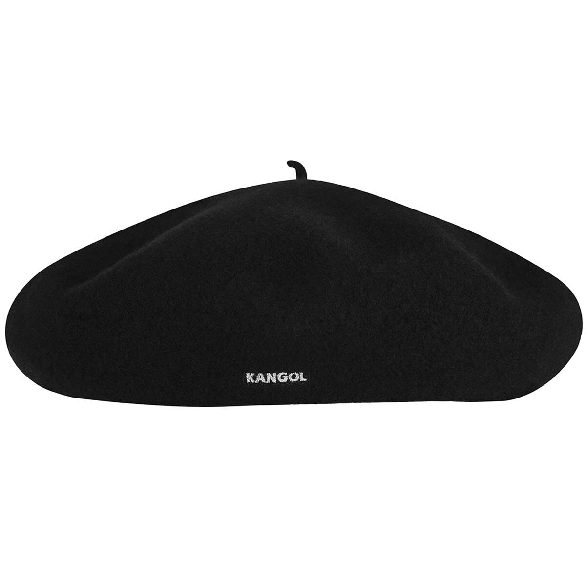 Kangol Anglobasque French Beret 100% Wool British Party Hat - Black-1