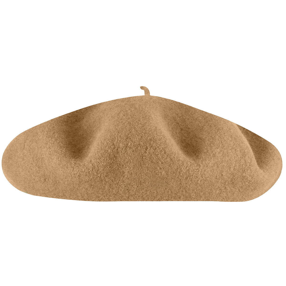 Kangol Anglobasque French Beret 100% Wool British Party Hat - Camel-4