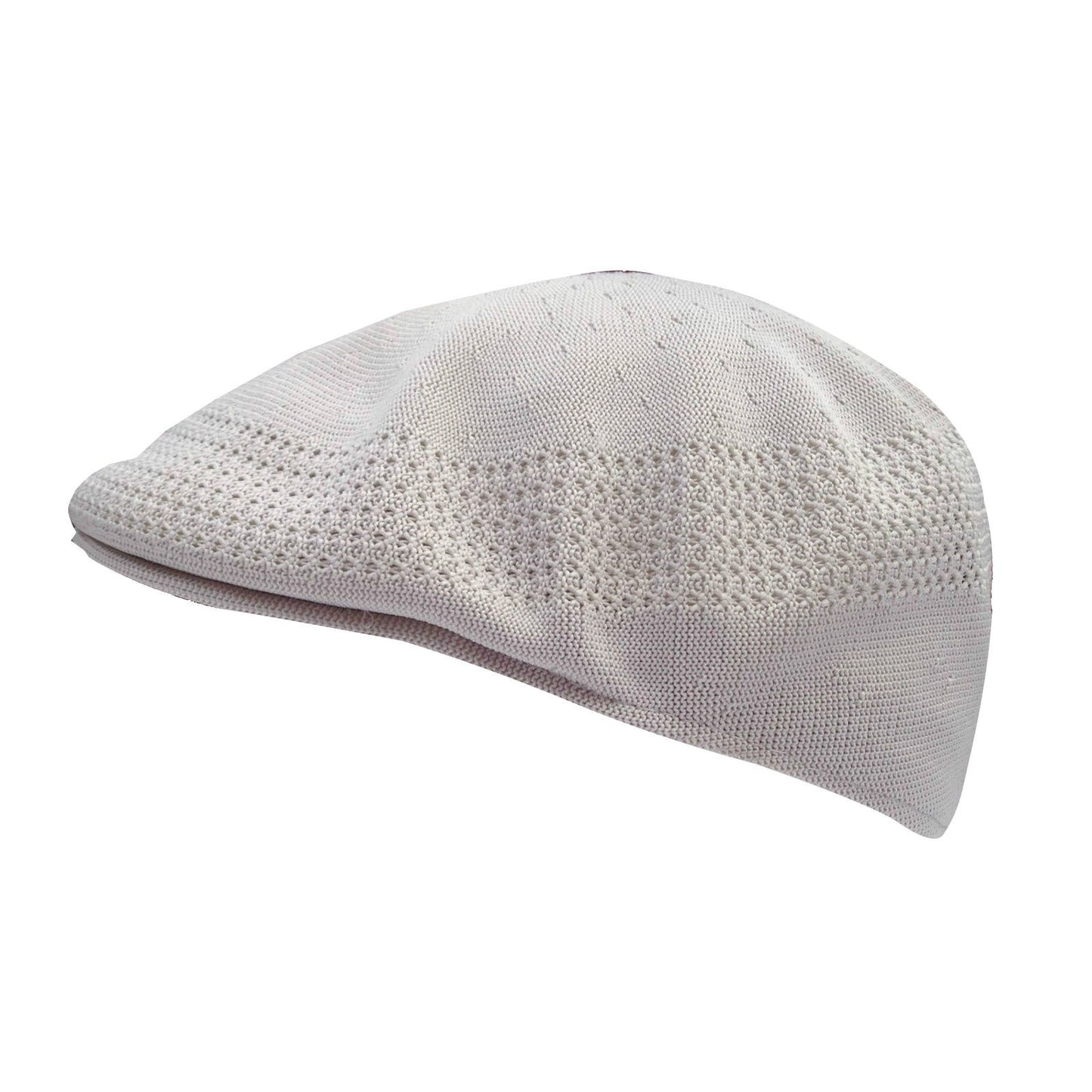 KANGOL Tropic Ventair 504 Ivy Cap 0290BC Classic Flat Driving Hat - Greige - L-1