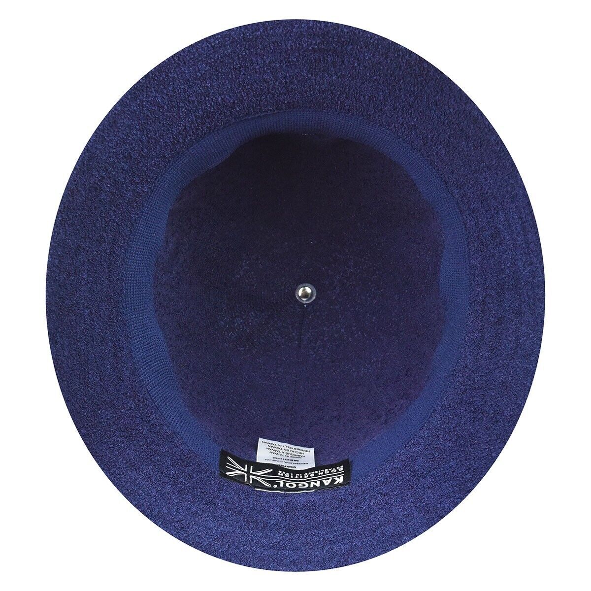 KANGOL Bermuda Casual Bucket Hat Terry Towelling Cap - Navy-3