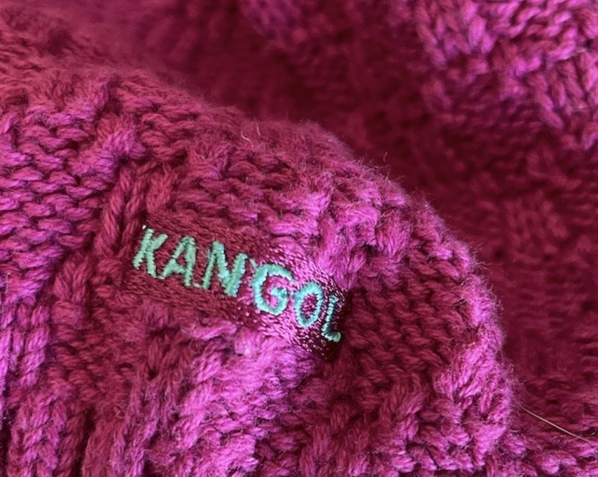 Kangol Kids Lozenge Knit Pull On 100% Cotton Warm Weather - Pink - Pink