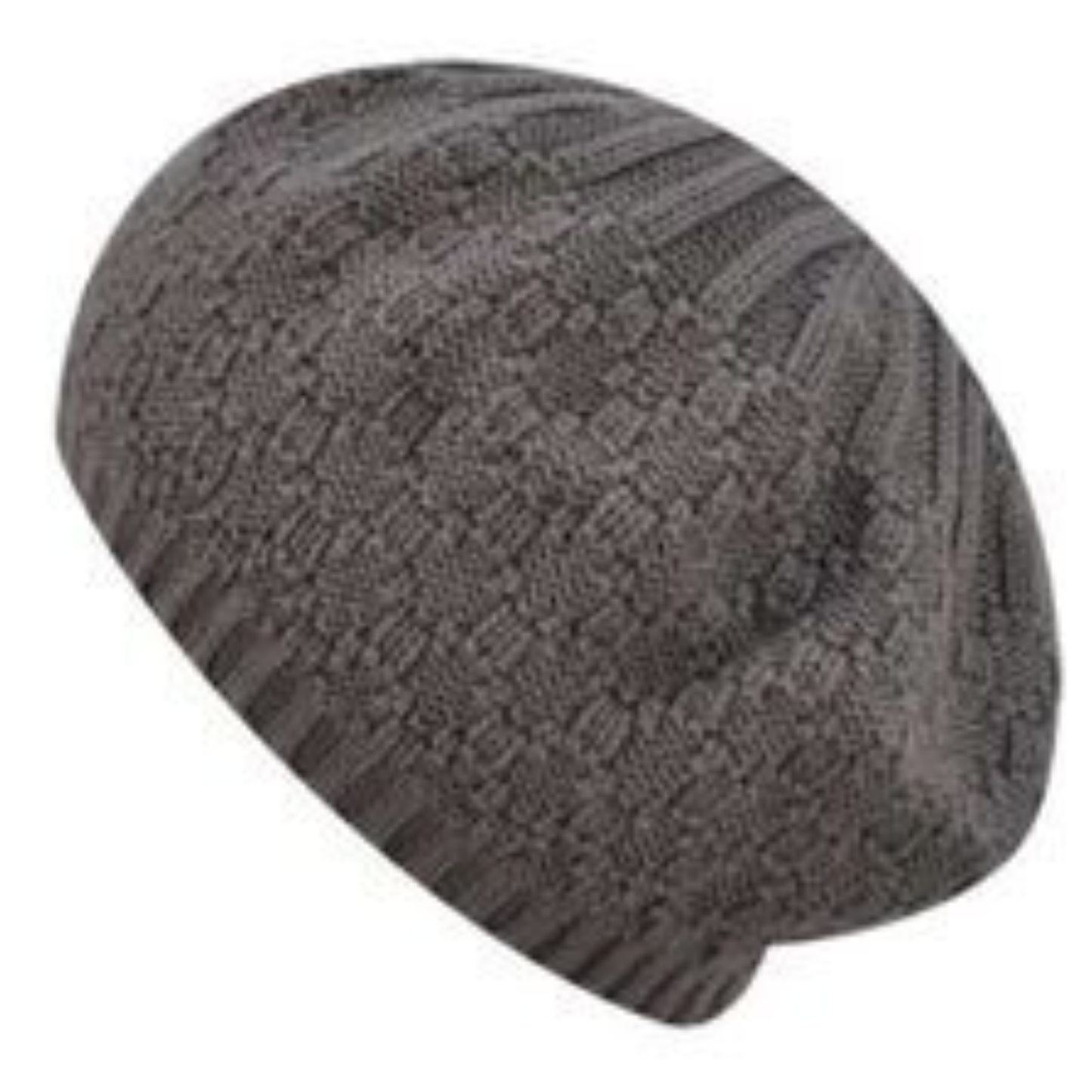 Kangol Kids Lozenge Knit Beret Hat Warm Winter French - Grey - One Size