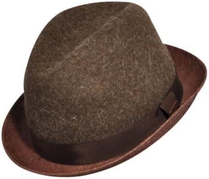 KANGOL Mens Dapper Felt & Straw Player K0818LX Wool Trilby Fedora-1