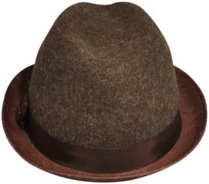 KANGOL Mens Dapper Felt & Straw Player K0818LX Wool Trilby Fedora-3