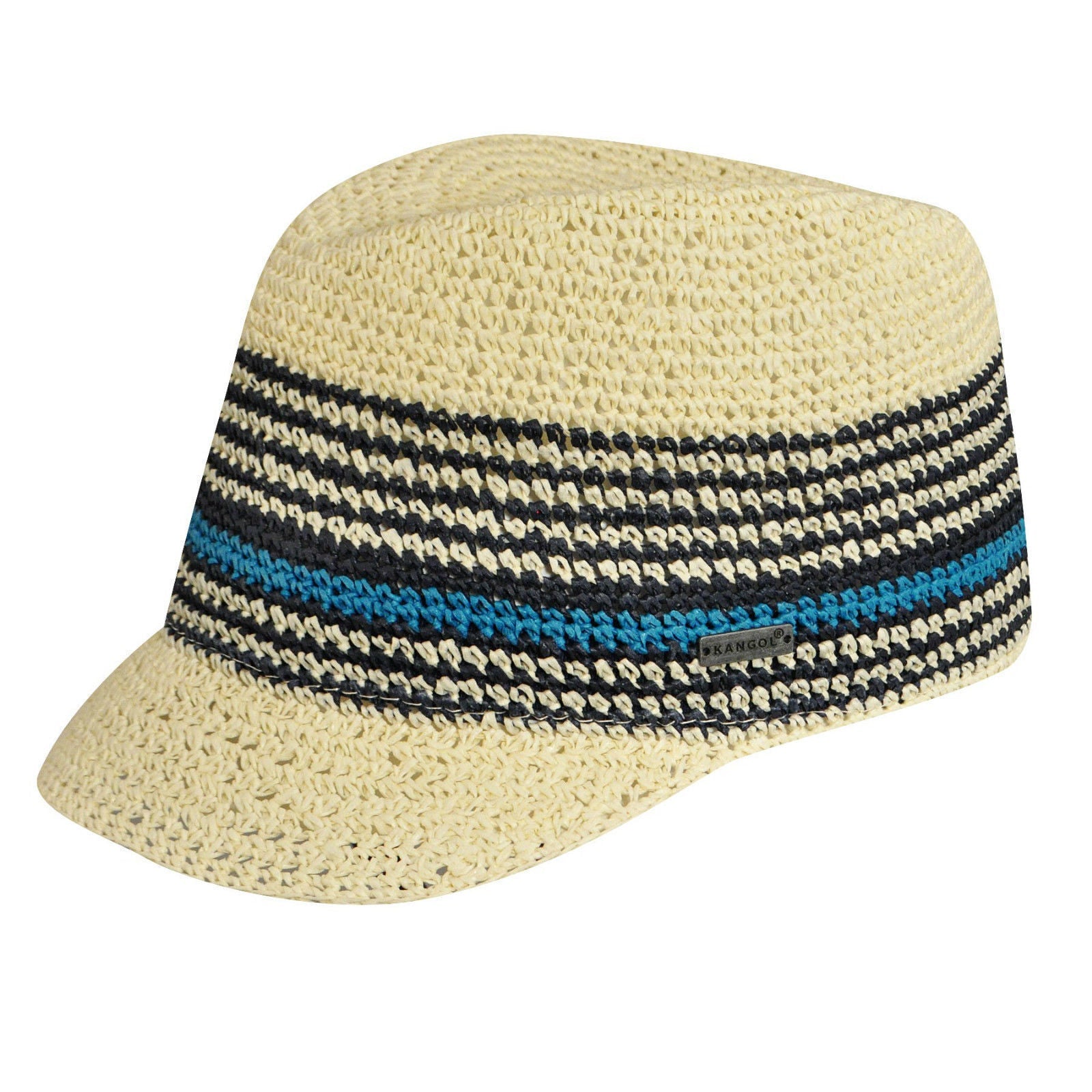 KANGOL Pattern Colette Paper Straw Hat K1311FA Summer Sun Cap Ventilated-1