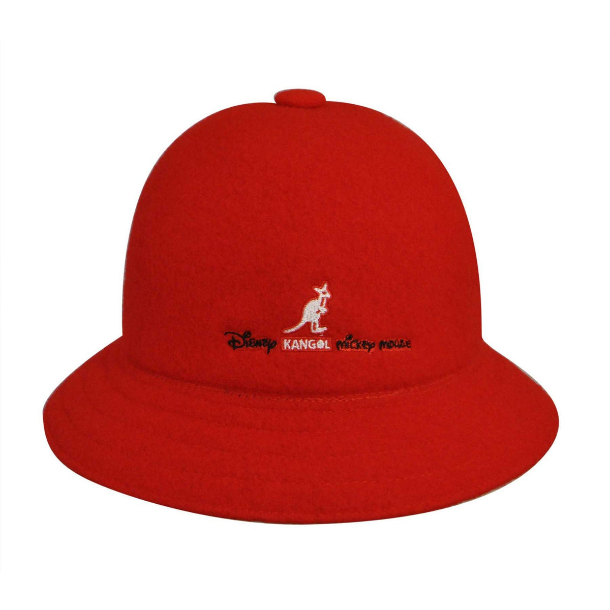 Kangol x Disney Bucket Hat 75th Anniversary Wool Blend Winter Cap - Red