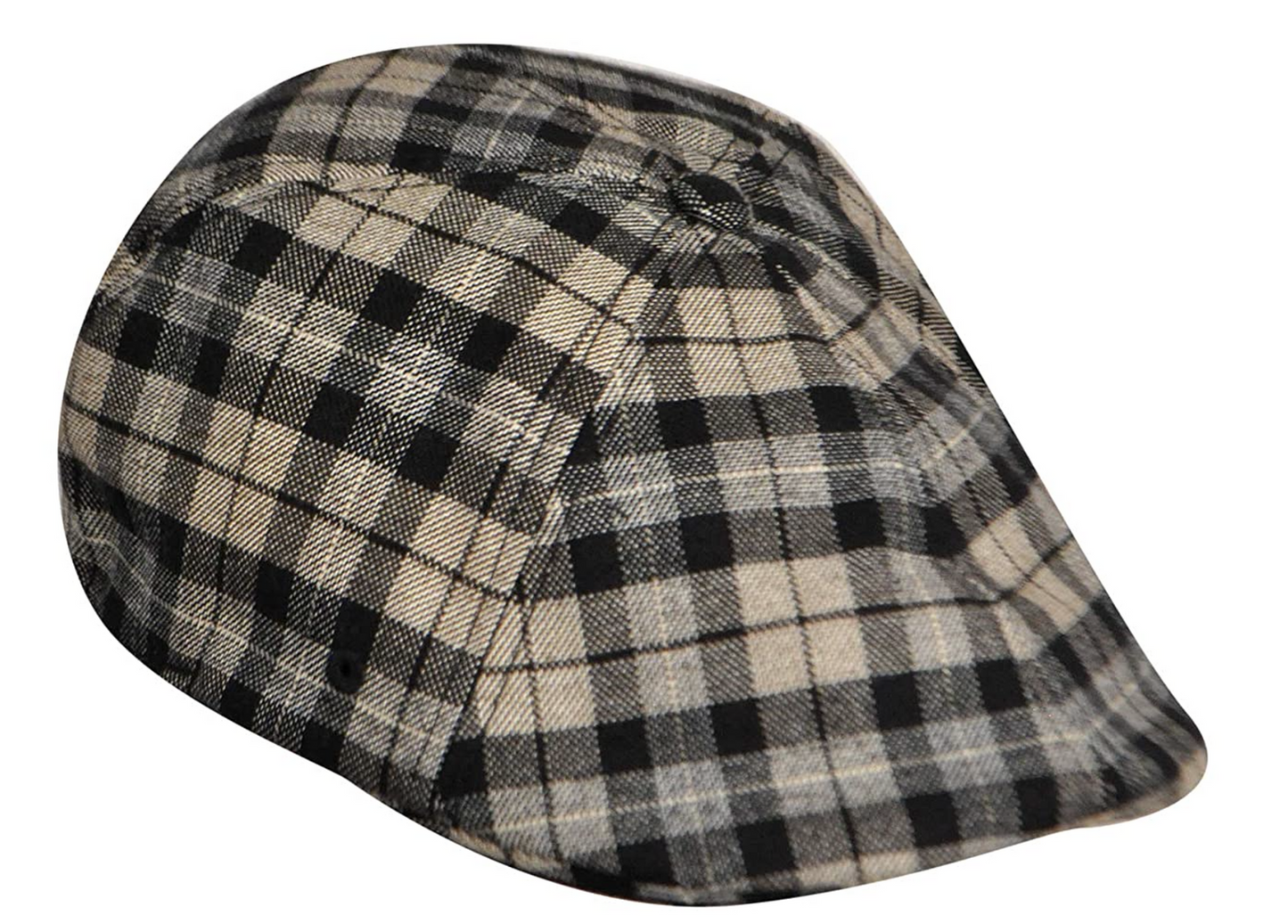 KANGOL Plaid 504 Ivy Cap Mens Flexfit Driving Newsboy Hat - Velvet Check - L/XL-1