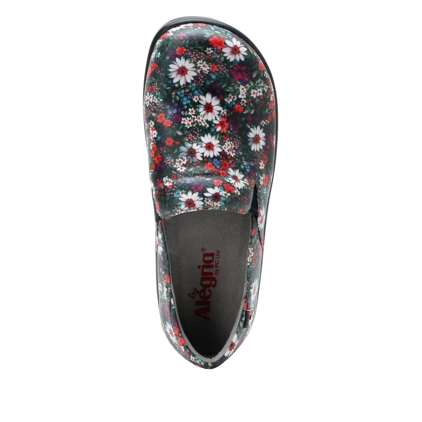 Alegria Keli Nursing Shoes Slip On Womens Work Hospitality in Sugar N Red Spice-4