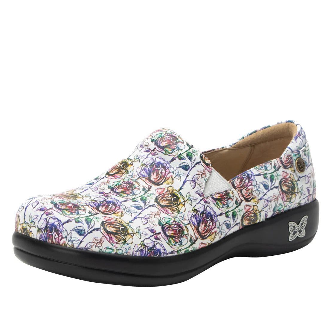 Alegria Womens Keli Professional Slip-On Leather Shoes - Free Hand-1