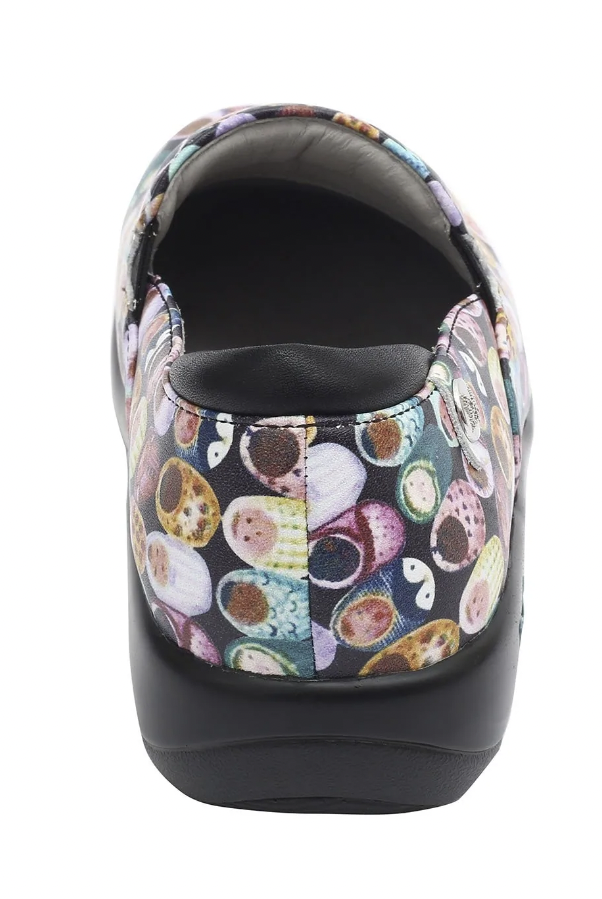 Alegria Womens Keli Professional Slip-On Leather Shoes - Fresh Baked Black-4