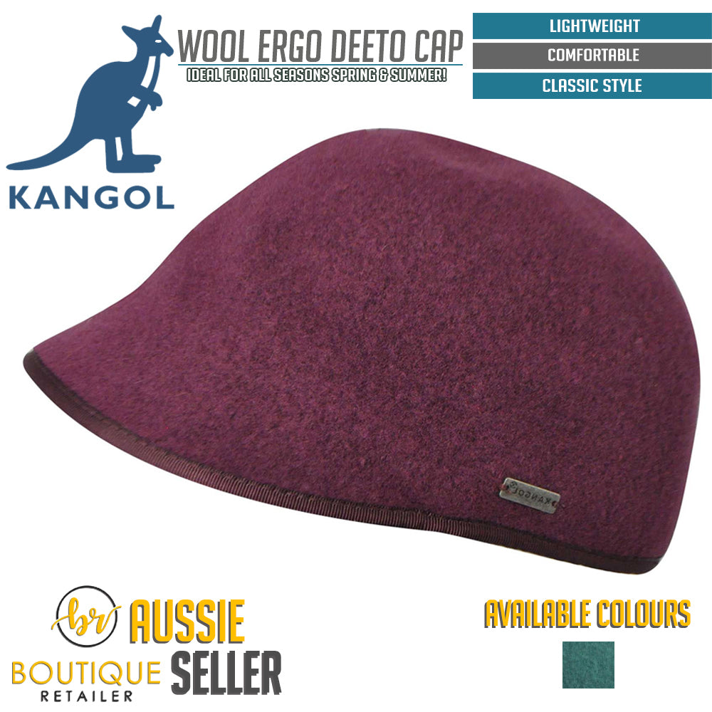 KANGOL Wool Ergo Deeto Hat Cap One Size Pull On Style Winter Warmer 6963BC-1
