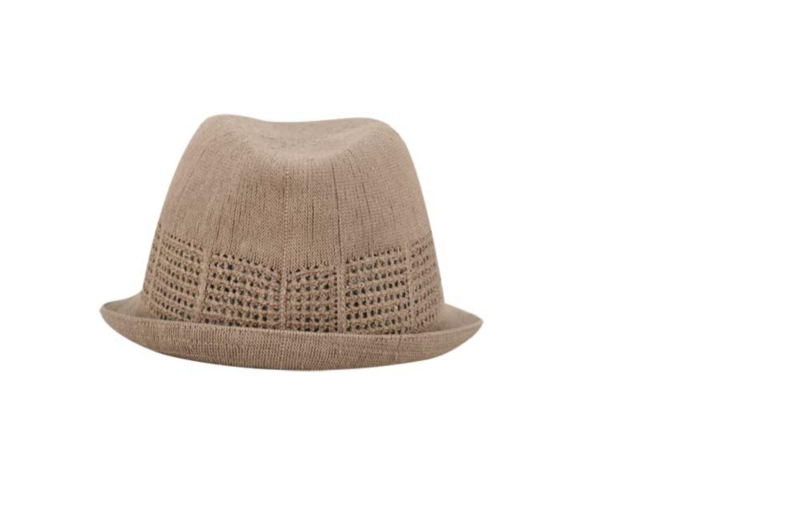 KANGOL Lace Panel Duke Hat K0593FA Trilby Fedora Stingy Brim - Mousse - M-4
