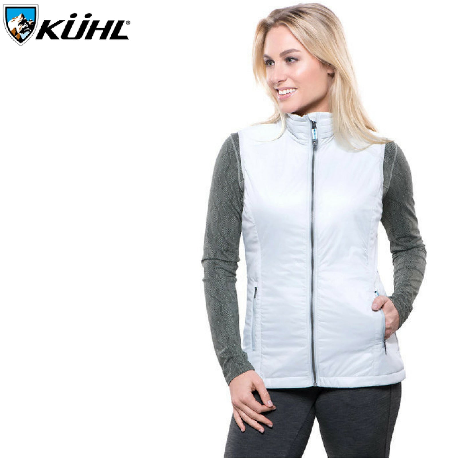 KUHL Womens Firefly Vest Puffer Insulated Warm Winter Sleeveless-1