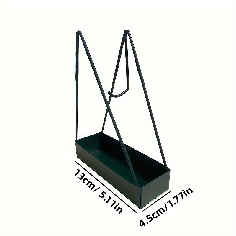 Green Metal Mosquito Incense Holder Nordic Design with Ash Tray for Home & Hotel