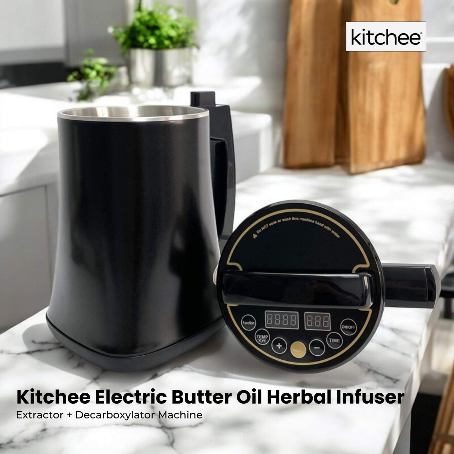 Kitchee Electric Butter Oil Herbal Infuser & Extractor + Decarboxylator Machine-1