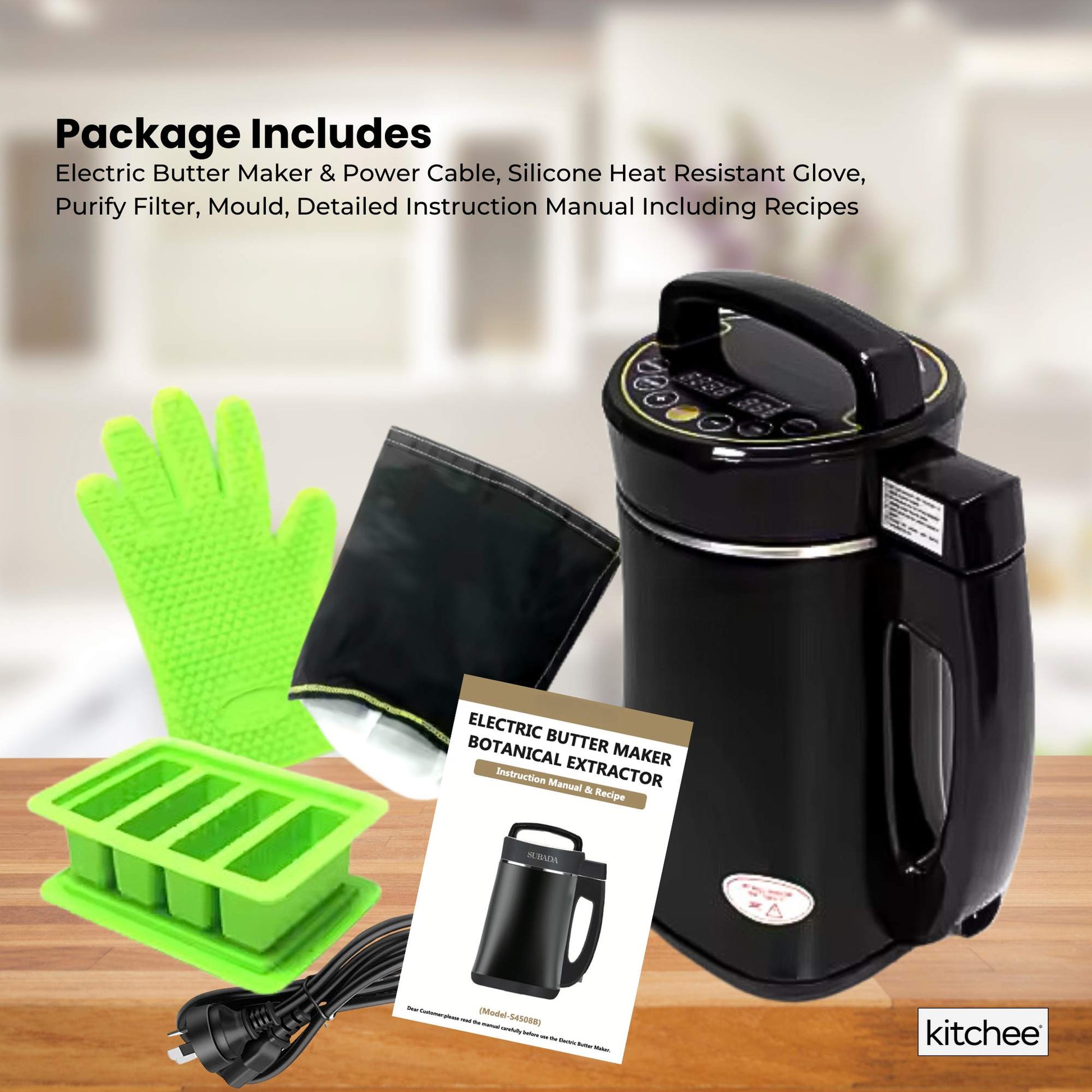 Kitchee Electric Butter Oil Herbal Infuser & Extractor + Decarboxylator Machine-3