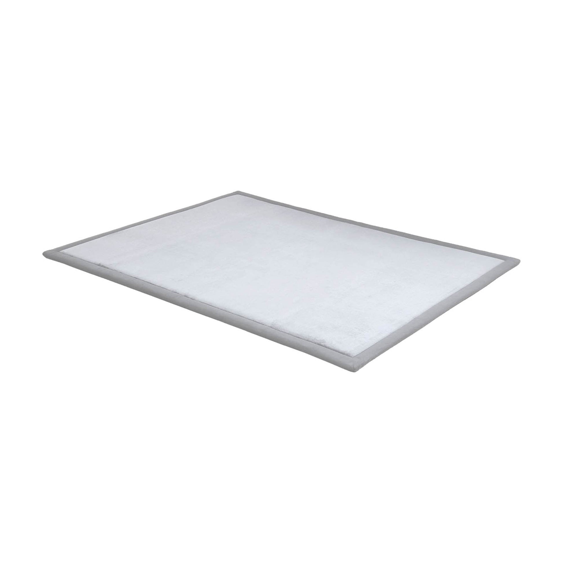 Kitchee Kids Foam Floor Play Mat – Padded Thick Soft Tatami Style Carpet Grey-1