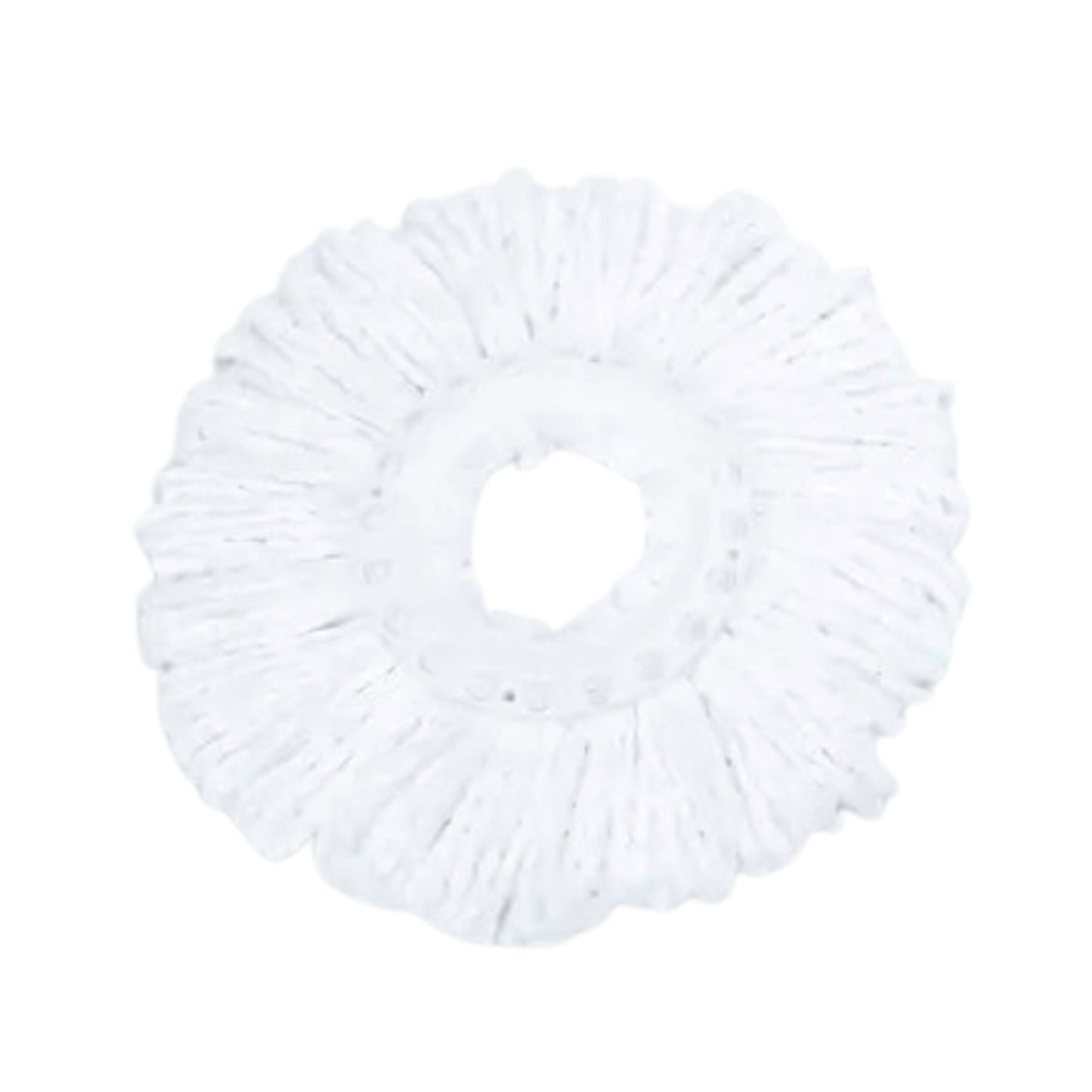 Kitchee Microfibre Mop Head Replacement for Kitchee Spin Mop - White Round-0