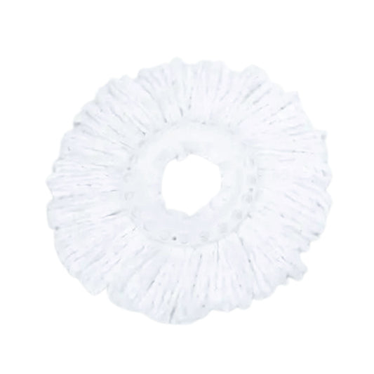 Kitchee Microfibre Mop Head Replacement for Kitchee Spin Mop - White Round-0