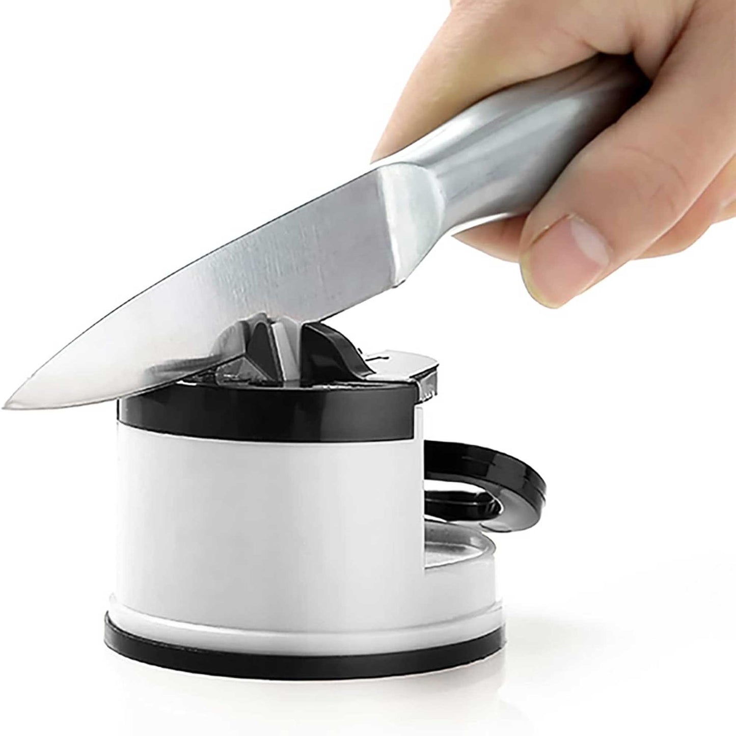 Kitchen Knife Sharpener Suction Grip for Knives Blades Scissors - Sharpening Tools-1