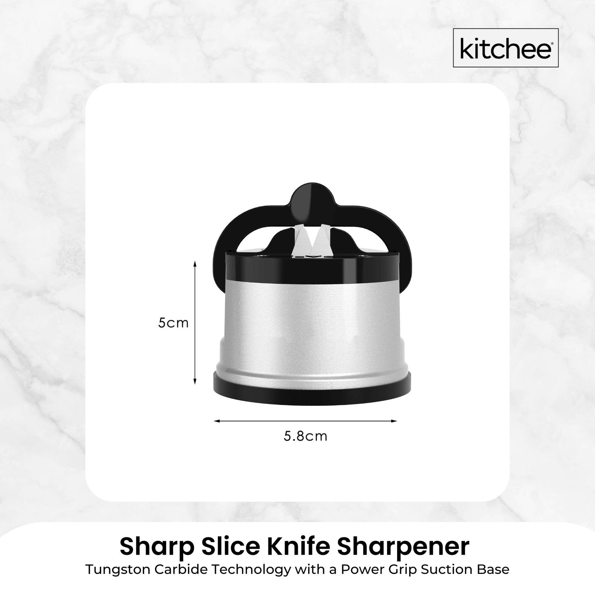 Kitchen Knife Sharpener Suction Grip for Knives Blades Scissors - Sharpening Tools-3