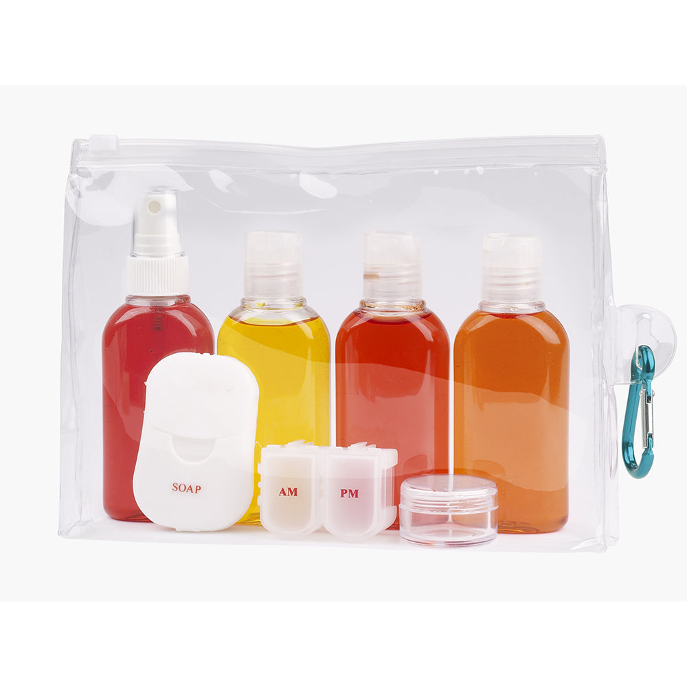 Lewis N. Clark TSA 3-1-1 Carry On Travel Bottles Toiletry Set Kit Liquids