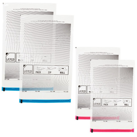 4x Lewis N. Clark Compression Bag Clothes Seal Storage Bags Space Saver Travel-0