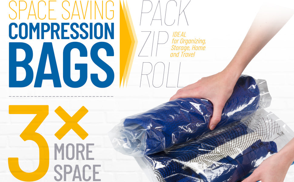 4x Lewis N. Clark Compression Bag Clothes Seal Storage Bags Space Saver Travel-2