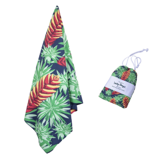 80x160cm X-Large Microfibre Sand-Free Beach Towel Quick Dry Travel Towel Quick - Mossman-1