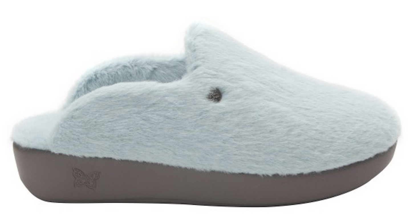 Alegria Womens Leisurelee 2 Open Back Comfortable Slippers - Aqua-1