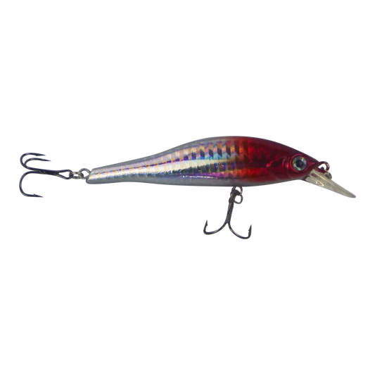 Finesse L Series Minnow, Red Head, 95mm-0