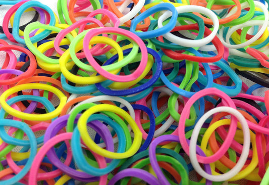 1200 LOOM BANDS Rubber Refill Kit DIY Magical Bracelet 48 S Clips 4 Hooks Bandz-0