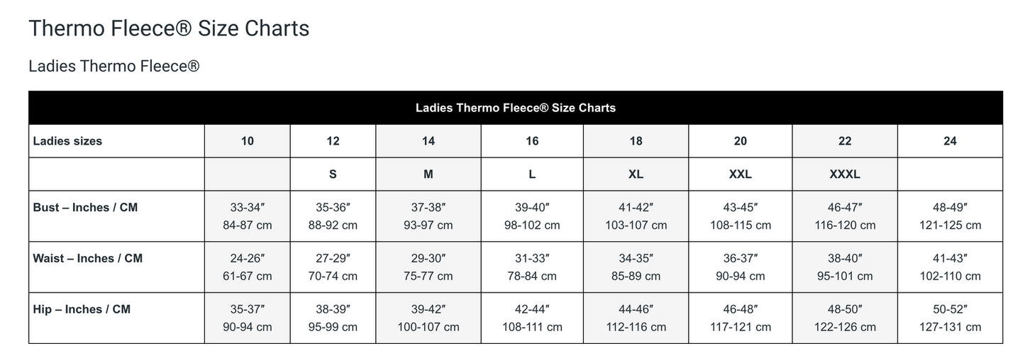 Thermo Fleece® Ladies Sleeveless Thermal Tank Top Poly Cotton - Black-2
