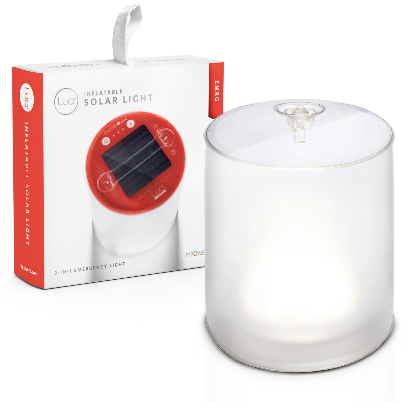INFLATABLE SOLAR LIGHT by MPOWERD Luci Camping Lantern Waterproof - EMRG-0