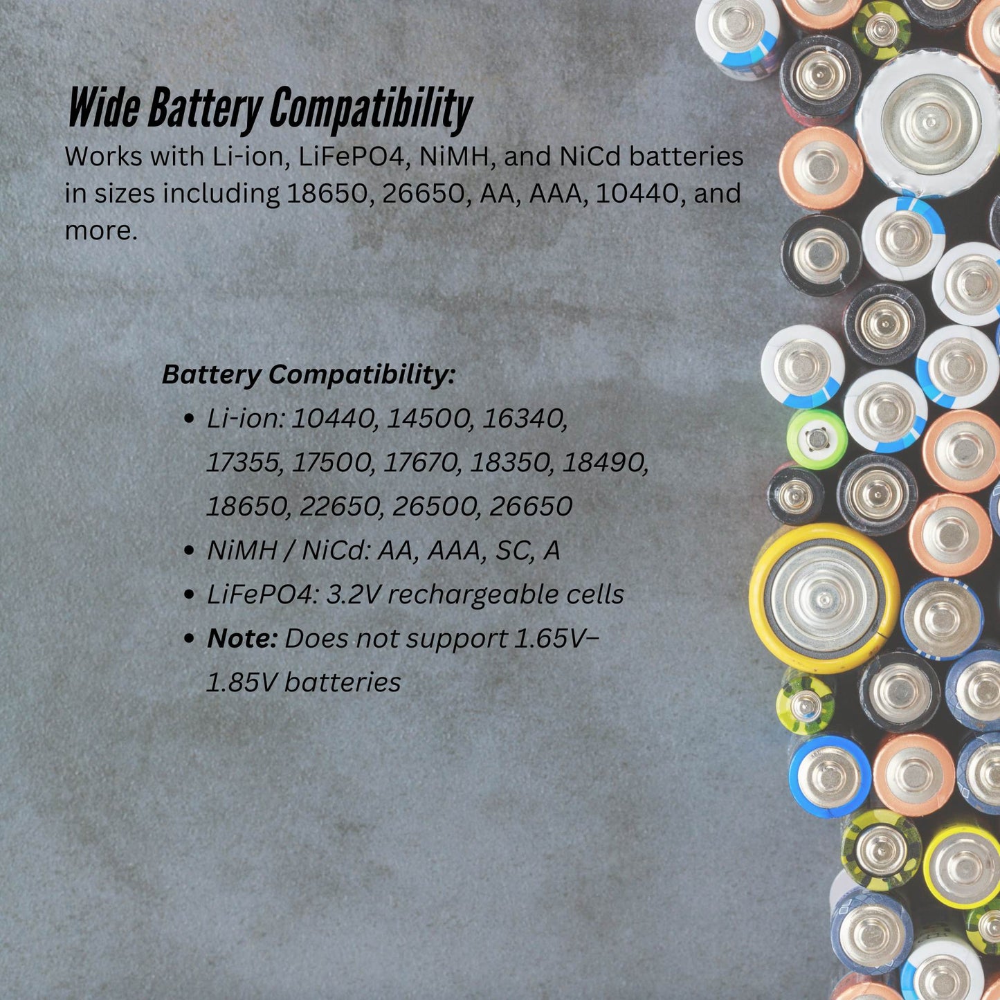 LiitoKala Lii-402 Smart Battery Charger - 4-Slot USB for 18650 AA AAA Li-ion NiMH-3