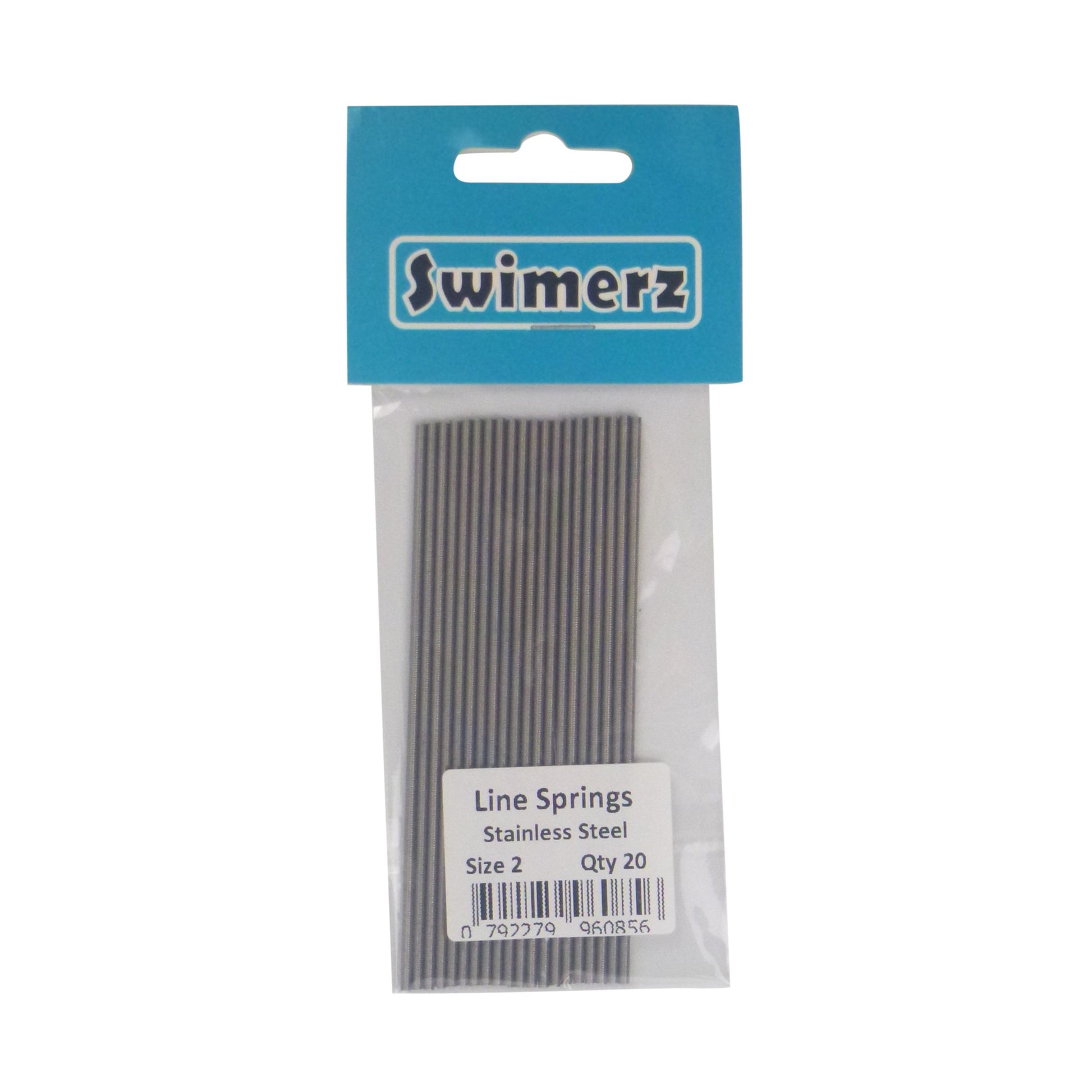 Swimerz Stainless Steel Fishing Line Springs, Size 2, 10cmL, 1.4mmID, 2.0mmOD-1