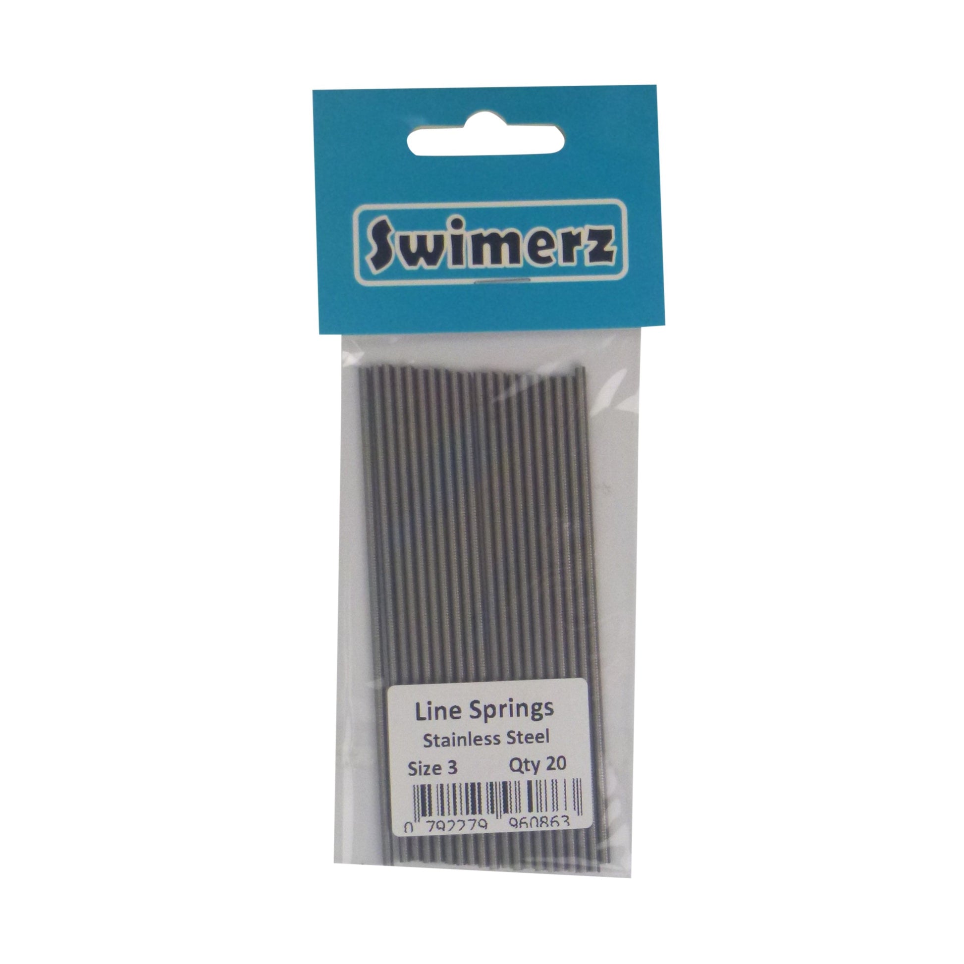 Swimerz Stainless Steel Fishing Line Springs, Size 3, 10cmL, 1.6mmID, 2.2mmOD-1