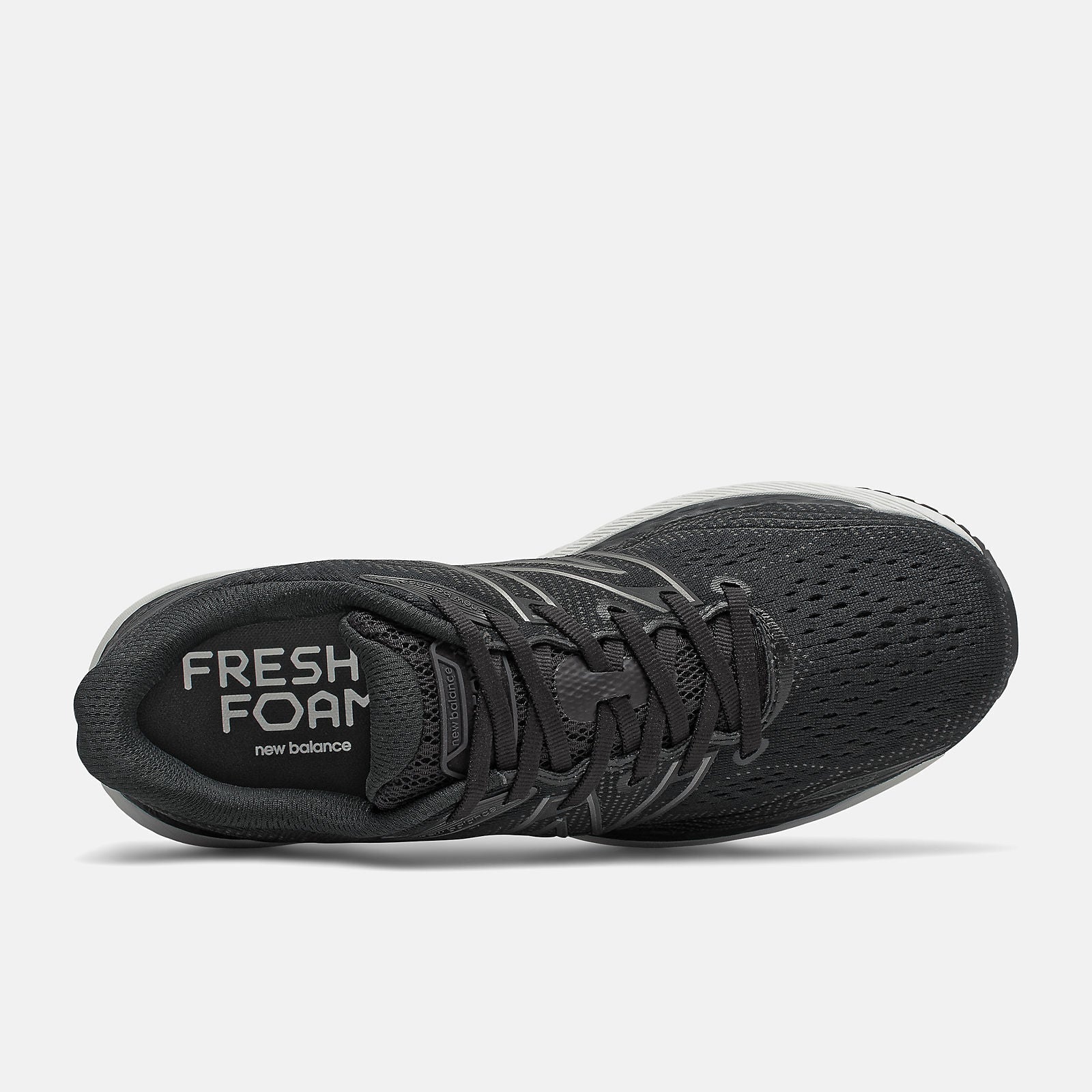 New Balance Mens Fresh Foam X 860 V12 Shoes Sneakers Runners - Black/White-3