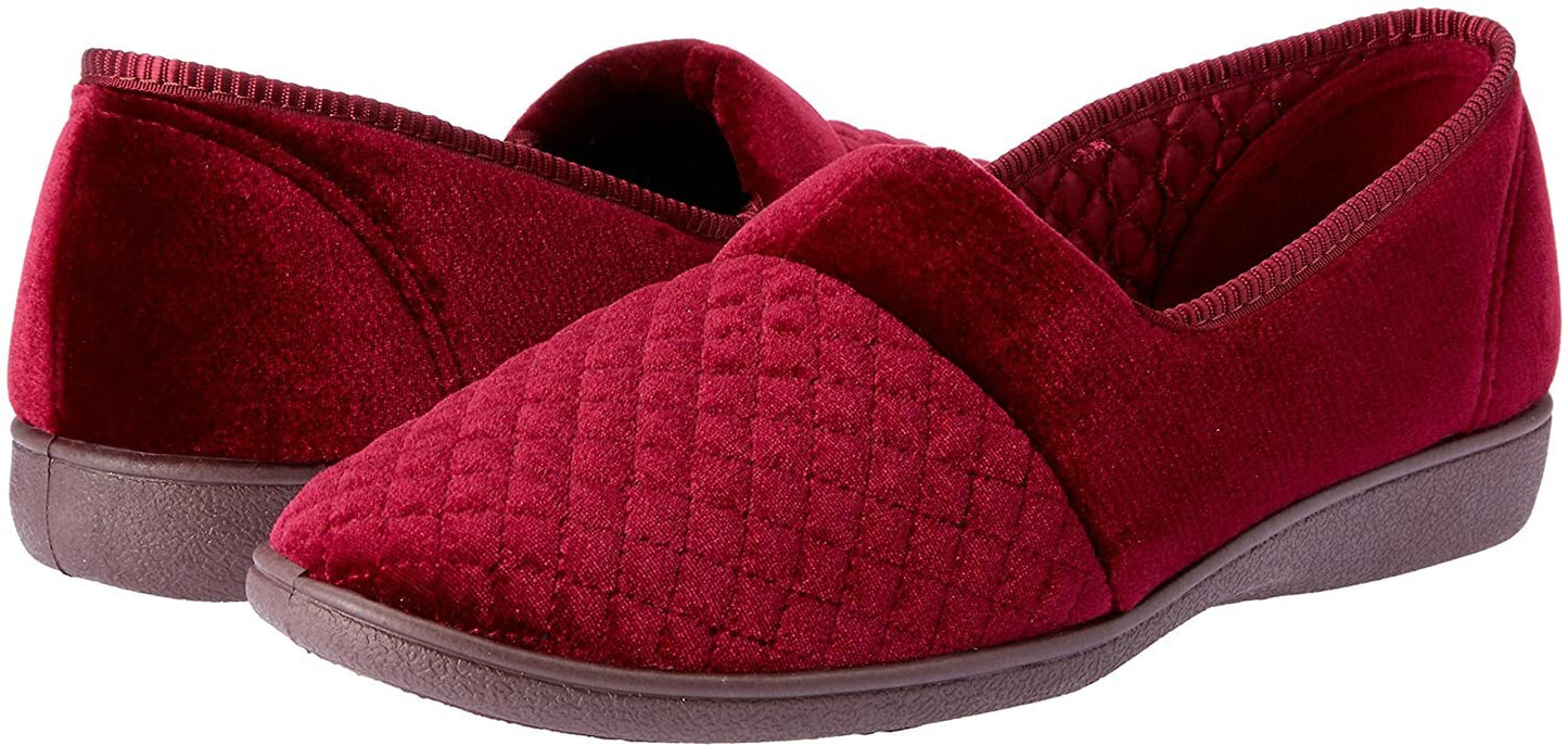 Grosby Marcy 2 Womens Slippers Slip On Indoor Outdoor Quilted Moccasins Shoes-4