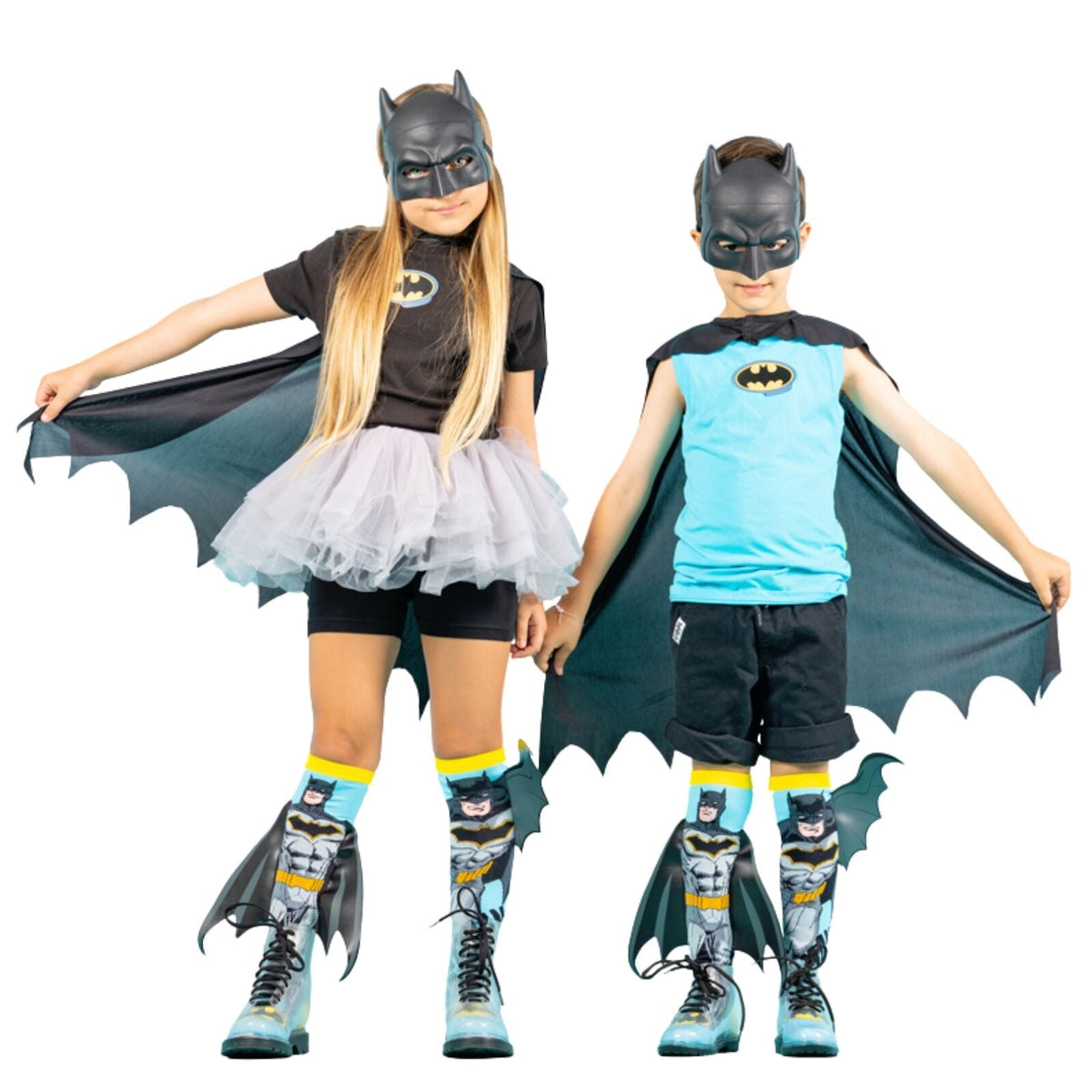 MADMIA DC Batman Knee High Boys Childrens Kids Socks One Size